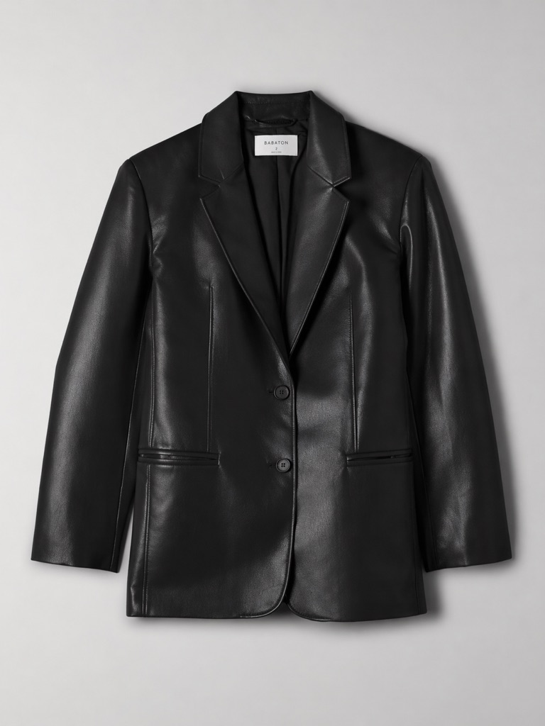 Aritzia Babaton Boack Nior Vegan Leather Smith Blazer - New